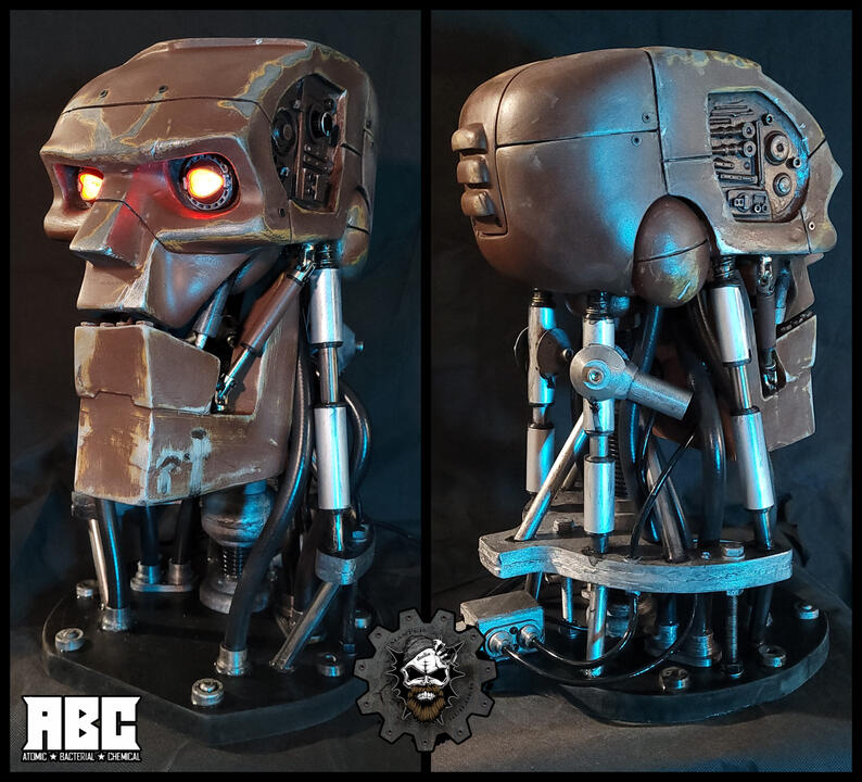 ABC War Robot Desk Bust